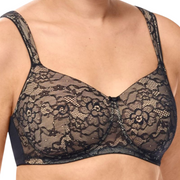 CAMILLA- soutien gorge paddé sans armatures noir/sable