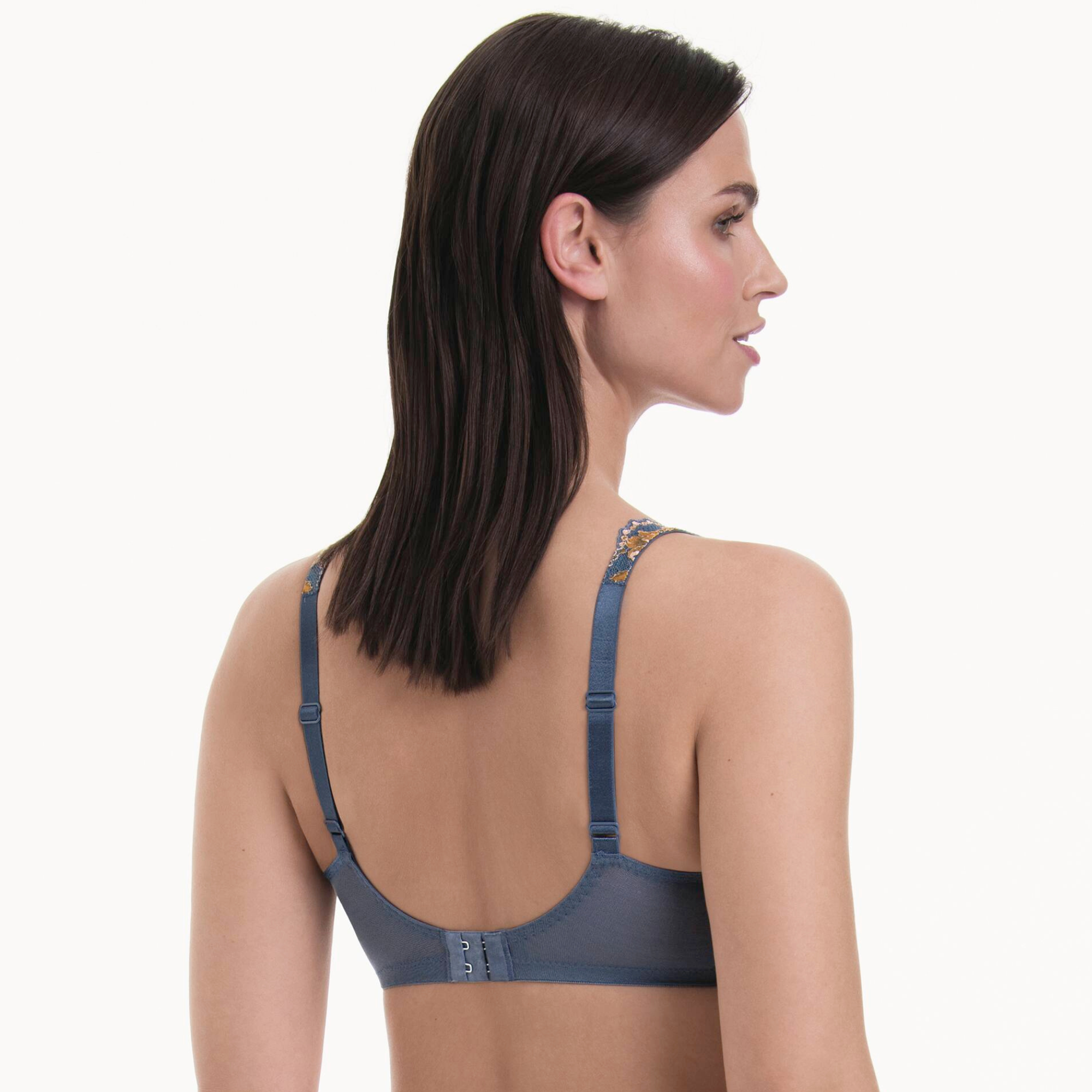 COLETTE- Soutien-gorge sans armatures coques spacer- Gris obscur