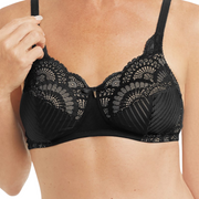 KAROLINA- soutien gorge sans armatures noir/sable