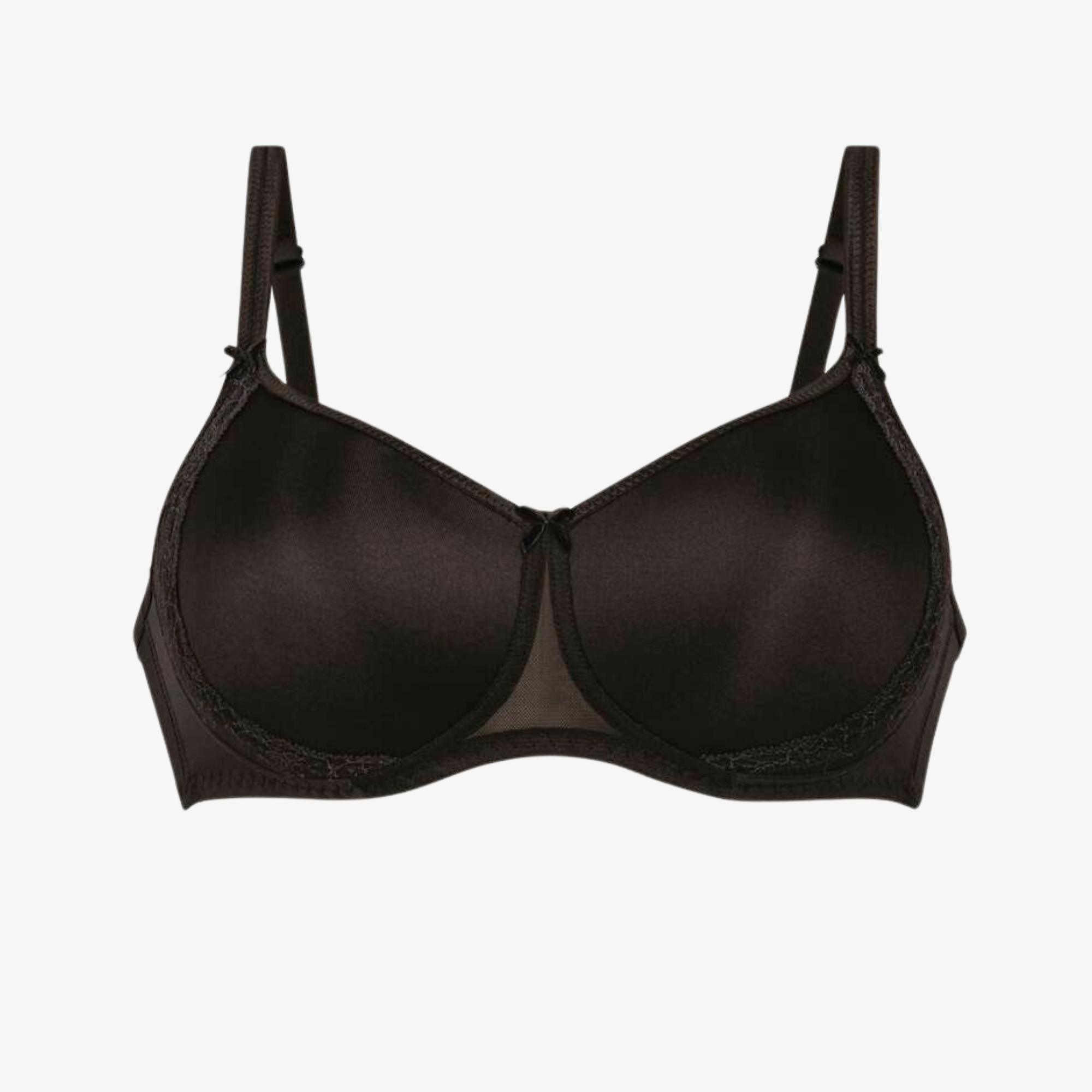 LACE ROSE- Soutien-gorge sans armatures et à coques- Noir