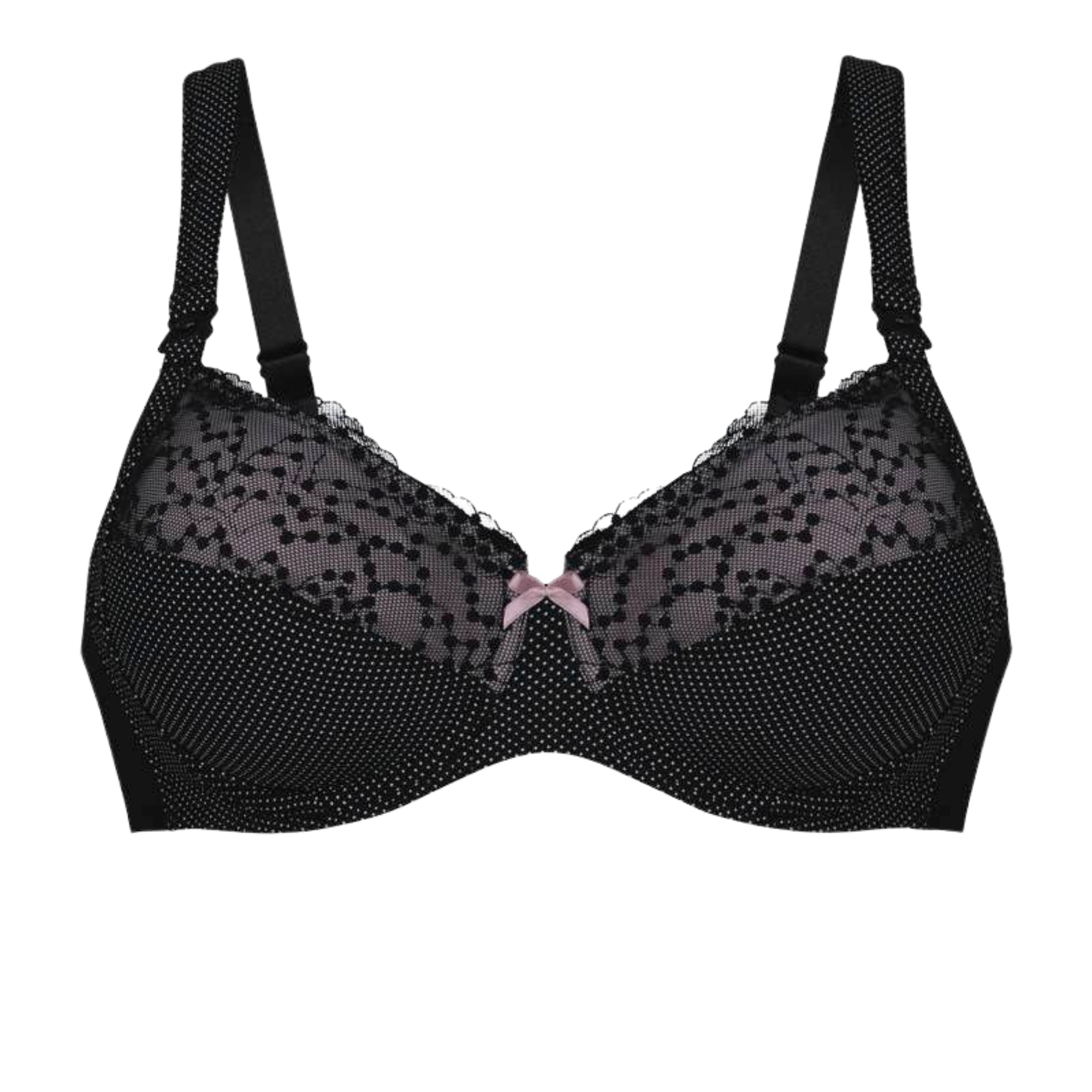 MISS ORELY- Soutien-gorge d'allaitement avec armatures- Noir