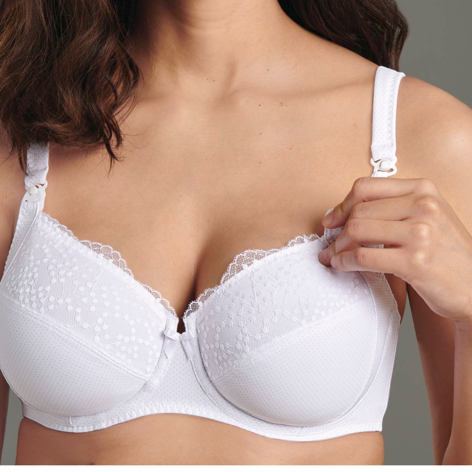 MISS ORELY- Soutien-gorge d'allaitement avec armatures- Blanc