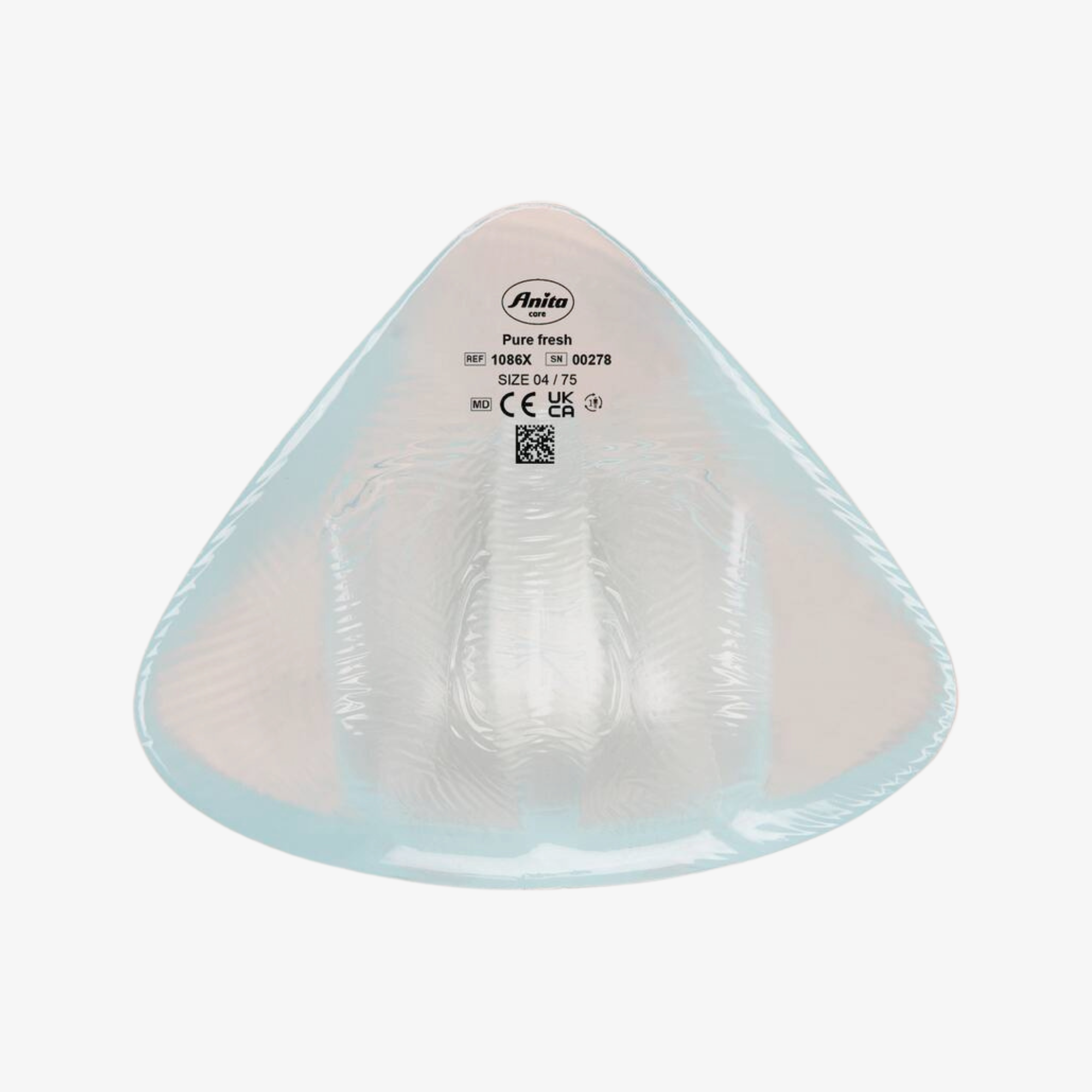 PURE FRESH - Complément mammaire en silicone bilatérale- Bleu