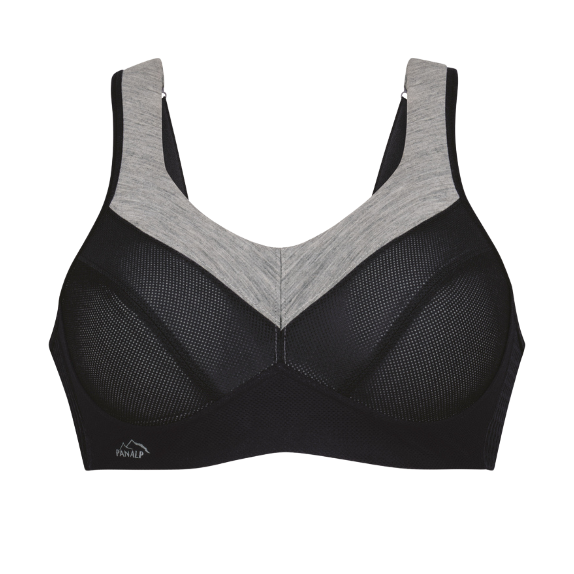 PANALP WOOL- Soutien-gorge de sport- Black/melange