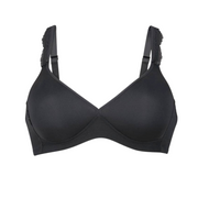 SELMA- Soutien-gorge sans armatures coques spacer- Noir