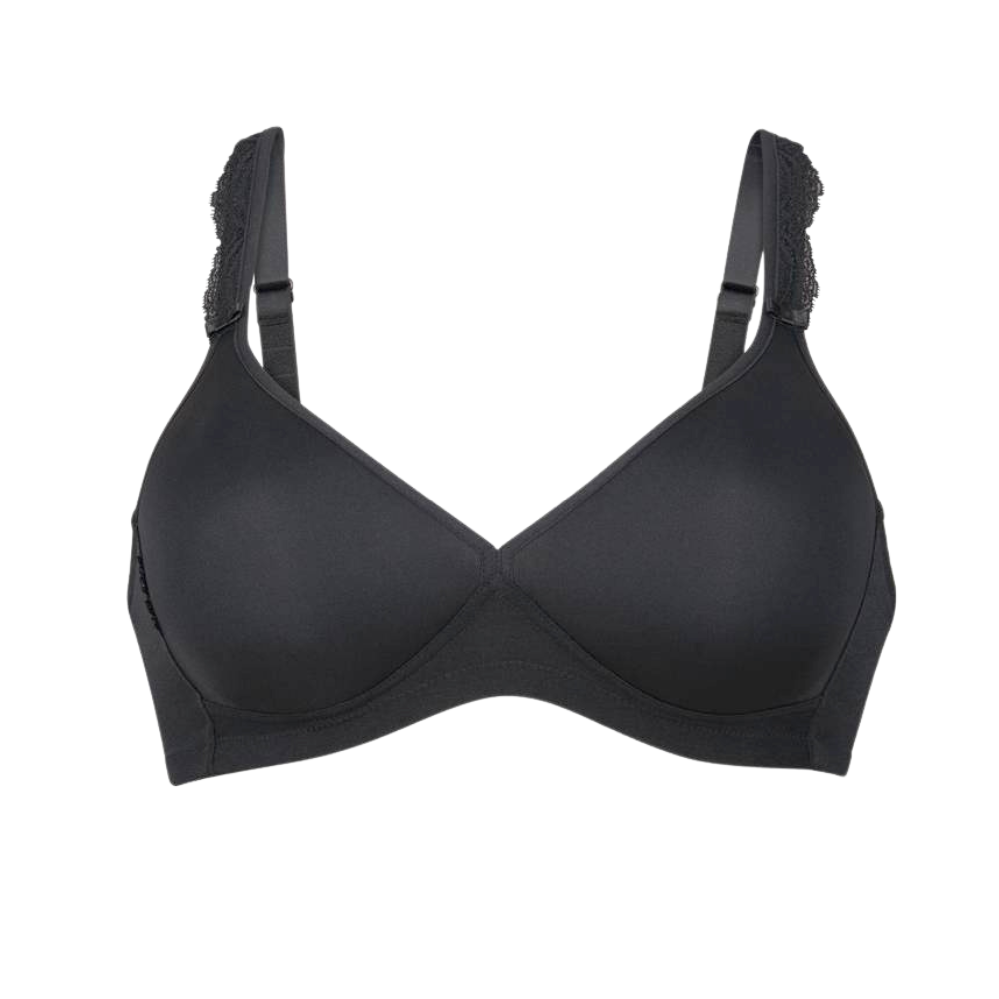 SELMA- Soutien-gorge sans armatures coques spacer- Noir
