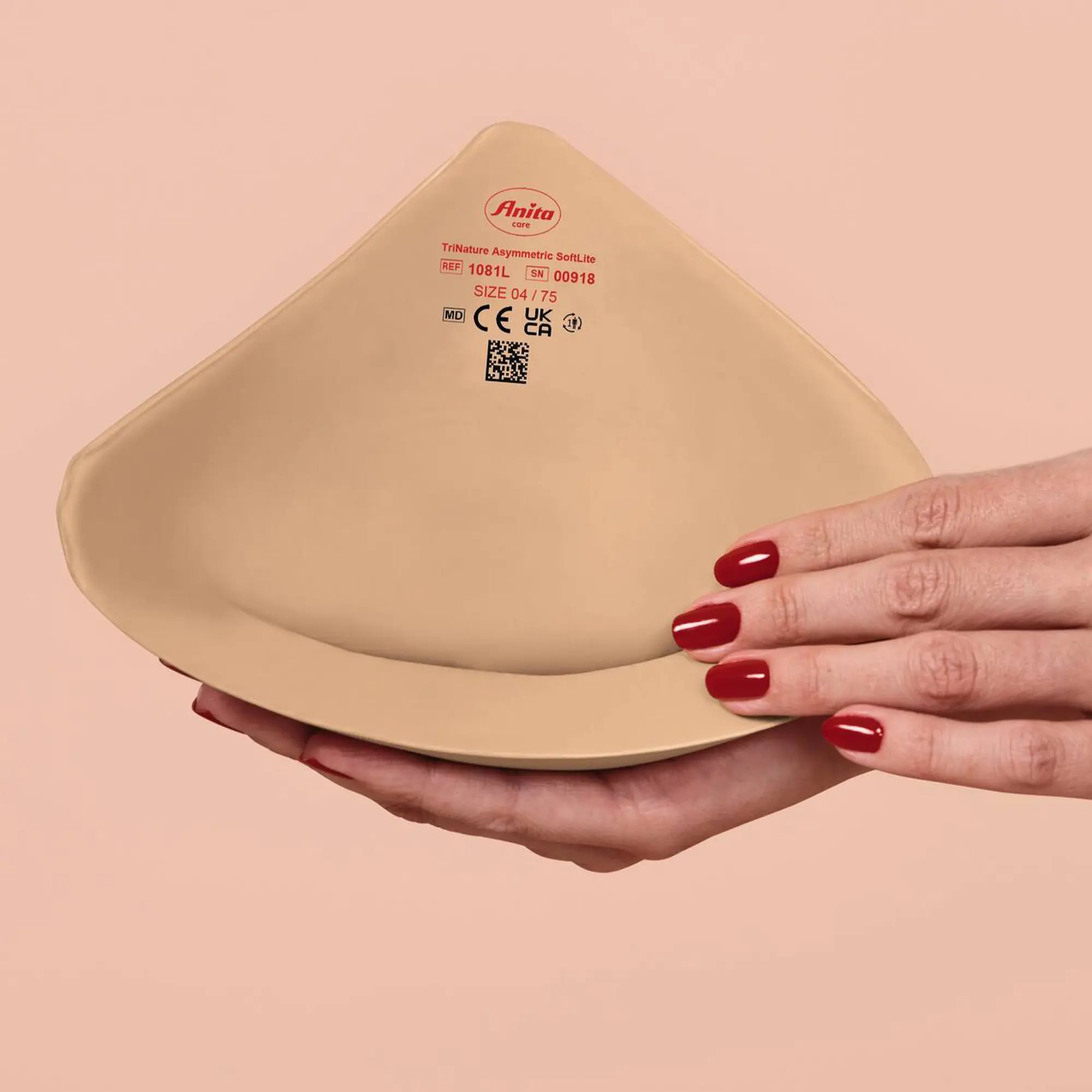TRINATURE ASYMETRIQUE SOFT LITE | Prothèse mammaire légère en silicone - Sable