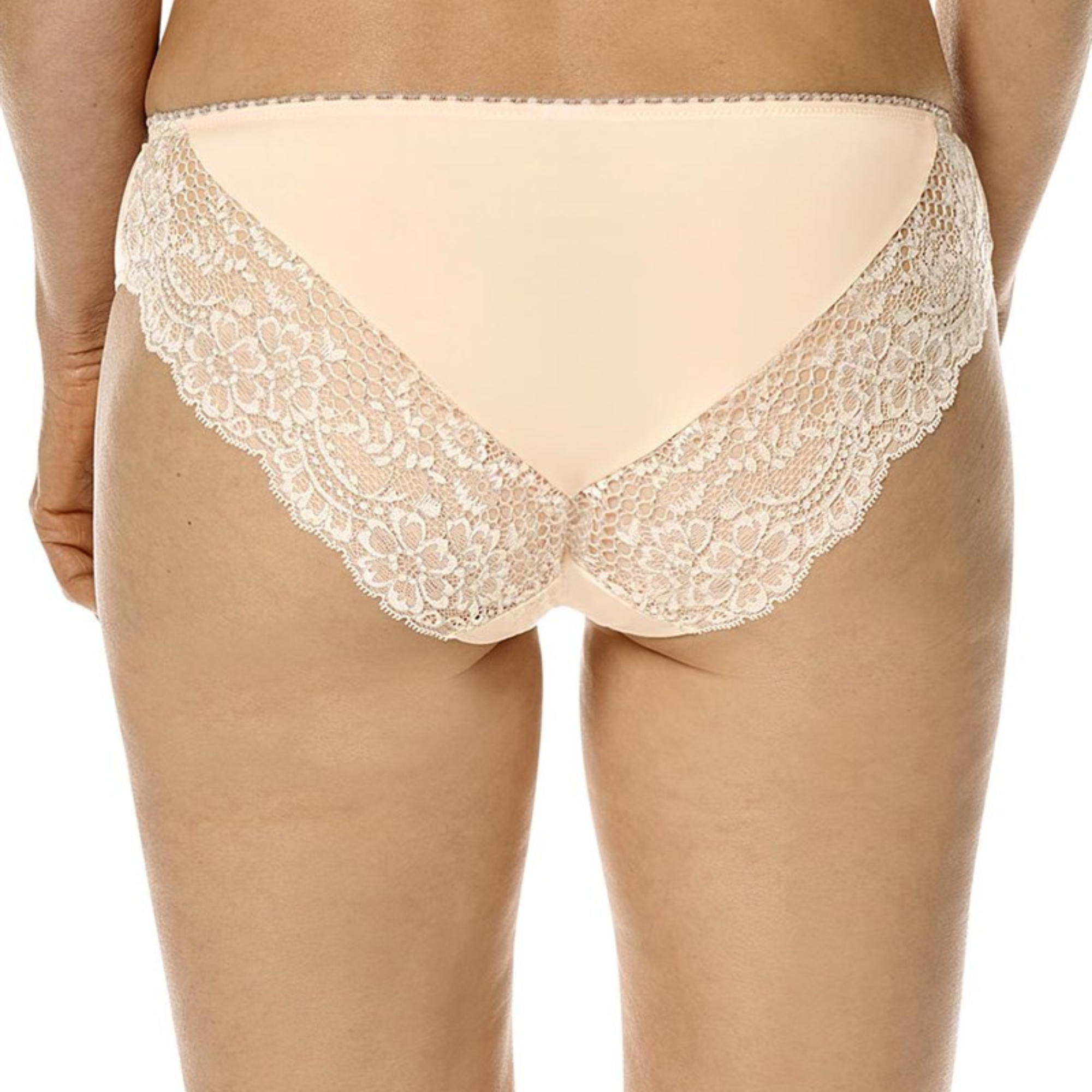 ALINA- slip rose clair/gris