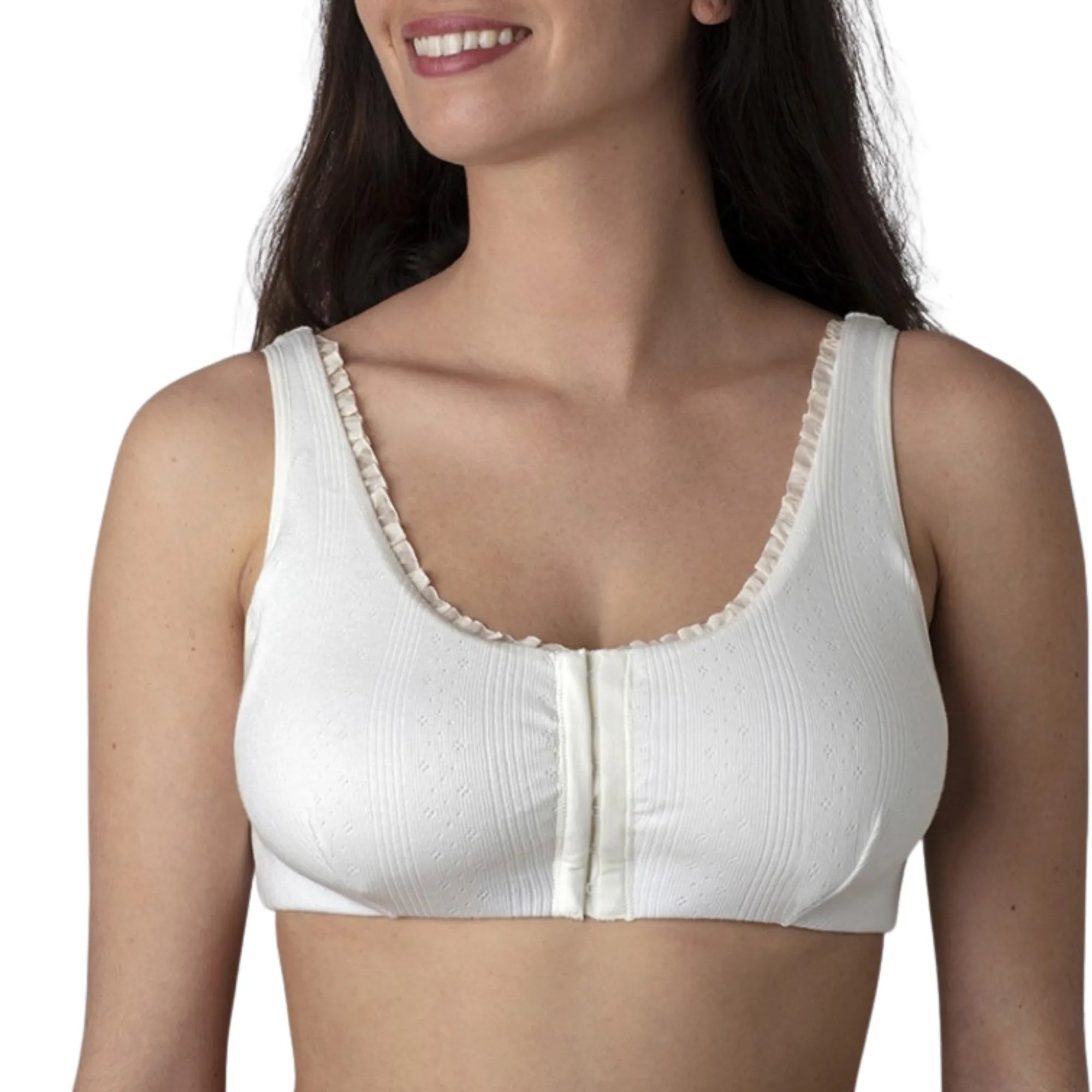 LISON- Brassière en coton bio Coeur de Lys