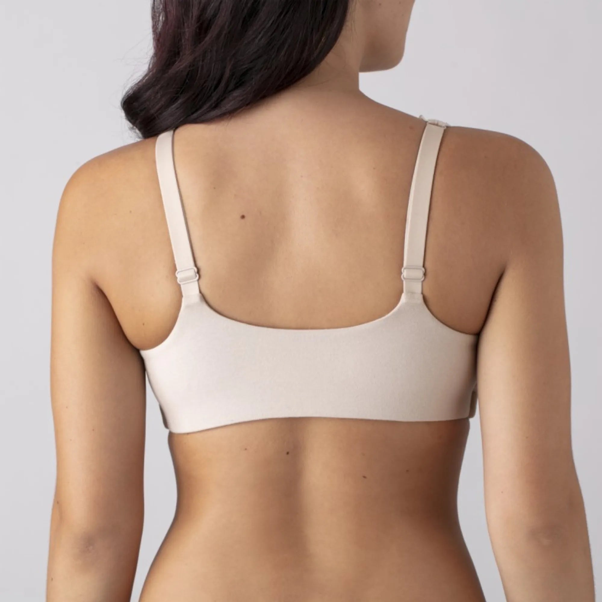 LISON- Brassière à bretelles en coton bio Coeur de Lys