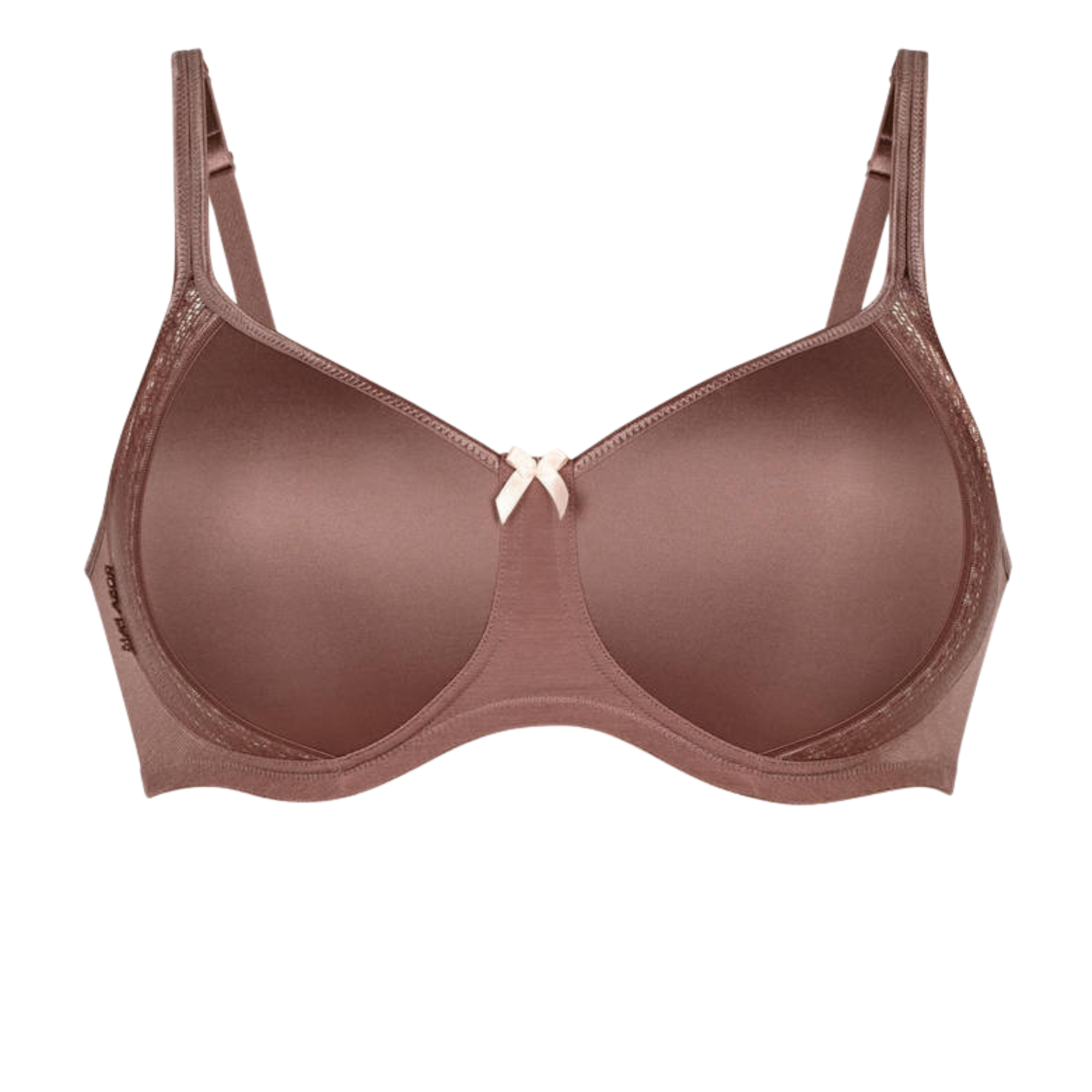 FLEUR- Soutien-gorge sans armatures à coques- Rose framboise