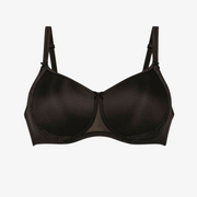 LACE ROSE- Soutien-gorge sans armatures et à coques- Noir