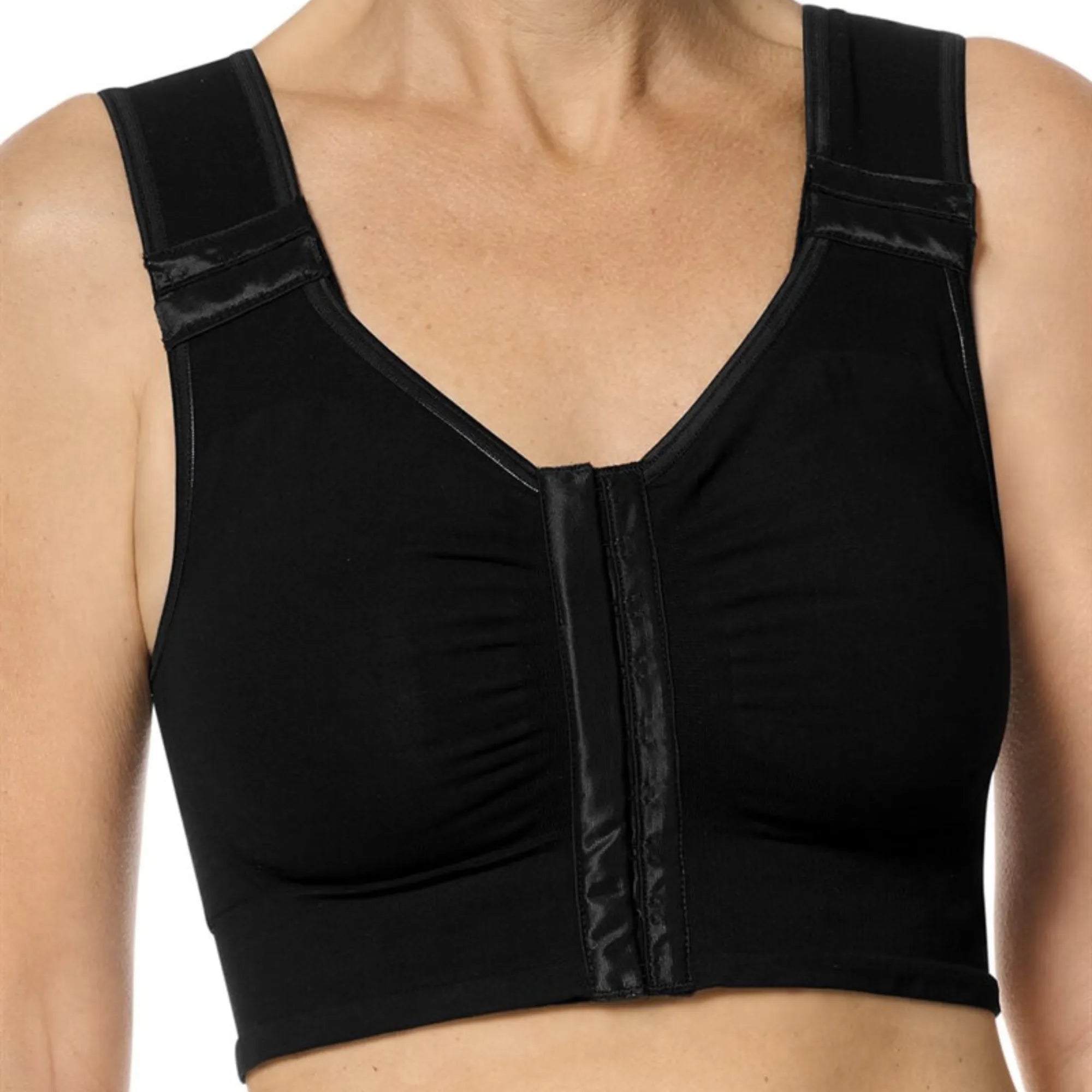 Lymph Flow Long- Soutien-gorge sans armatures et ouverture à l'avant Amoena