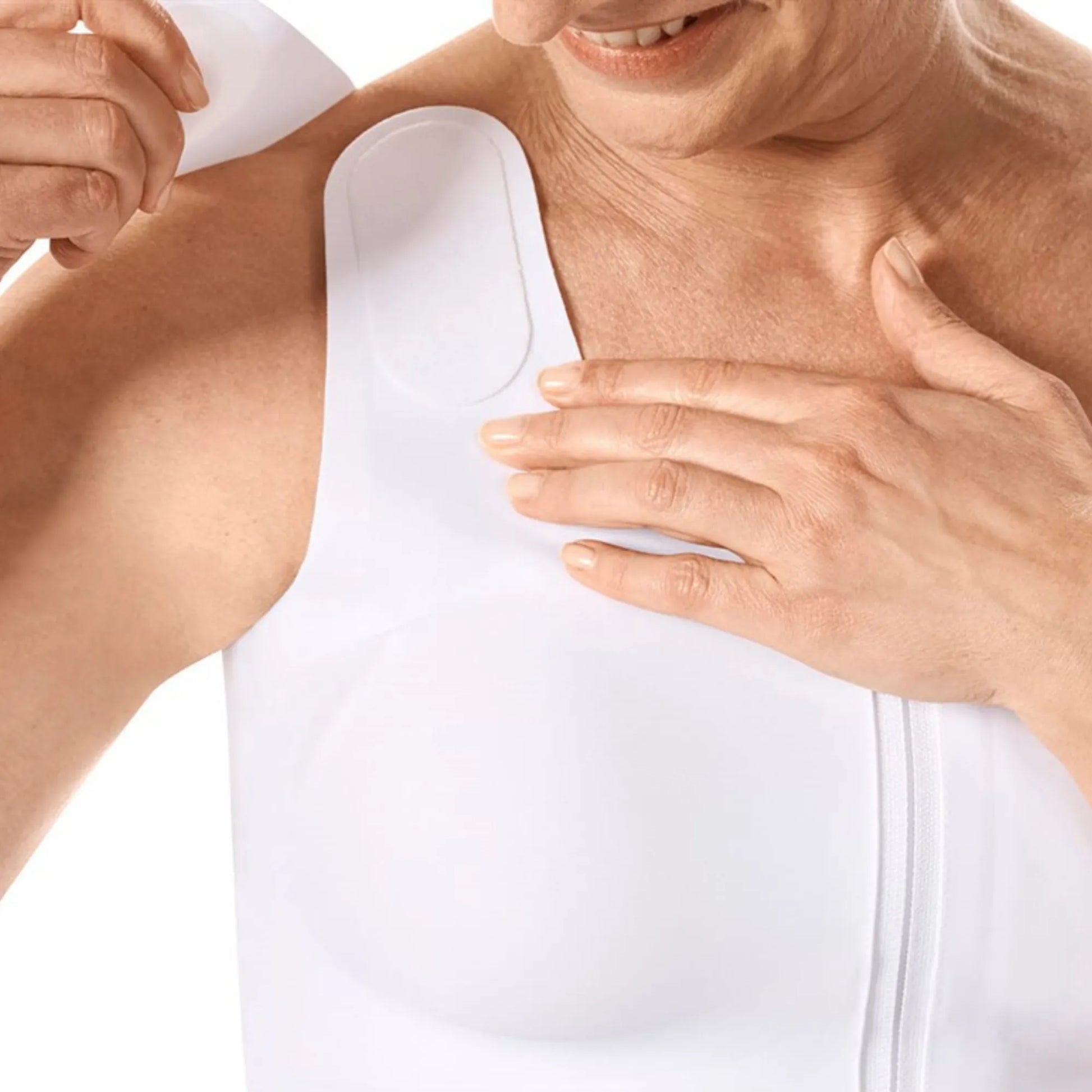 Lymph Flow- Soutien-gorge sans armatures et ouverture à l'avant Amoena