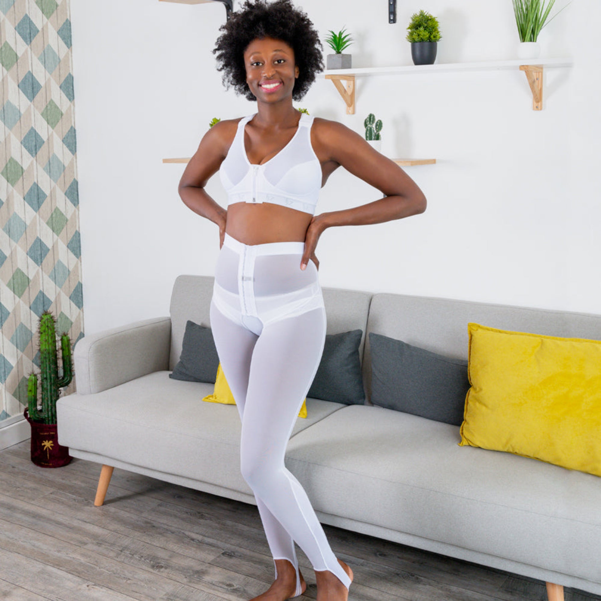 ELEGANCE S/019- Lipo panty taille cheville post opératoire