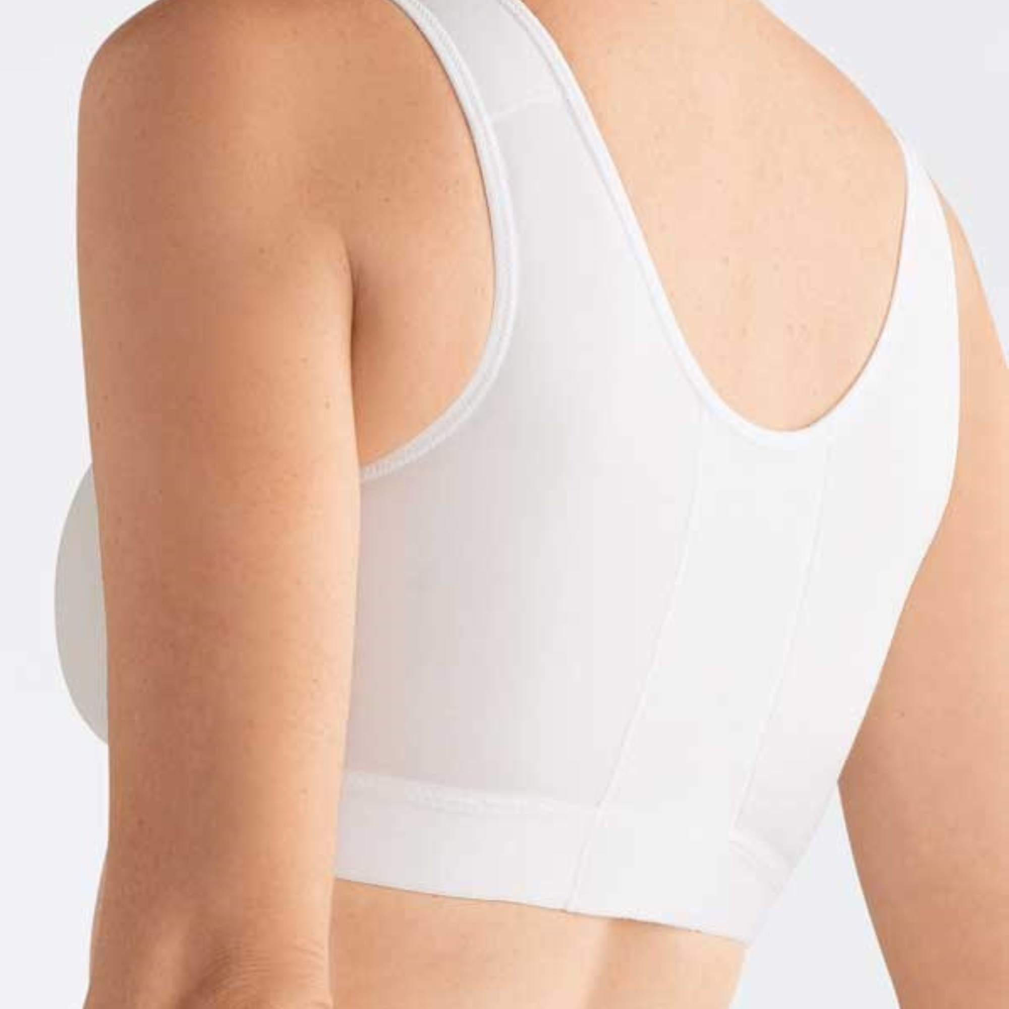 SARAH- soutien-gorge de compression sans armatures blanc