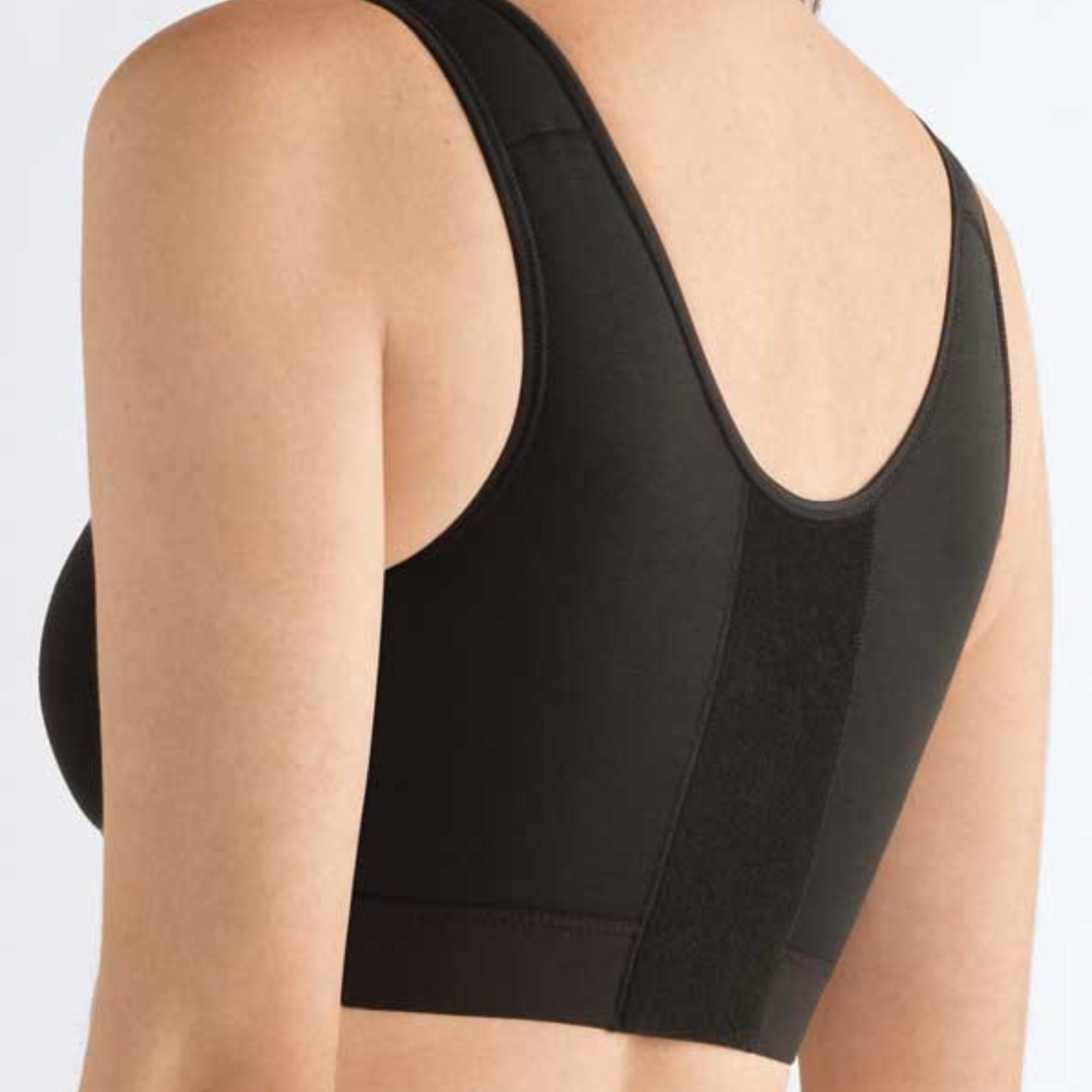 SARAH- soutien-gorge de compression sans armatures noir