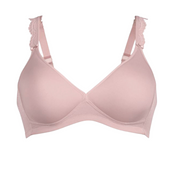 SELMA- Soutien-gorge sans armatures coques spacer- Bois de rose