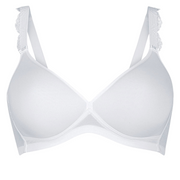 SELMA- Soutien-gorge sans armatures coques spacer- Blanc