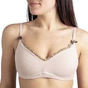 MARGUERITE- Soutien gorge coton bio - chair